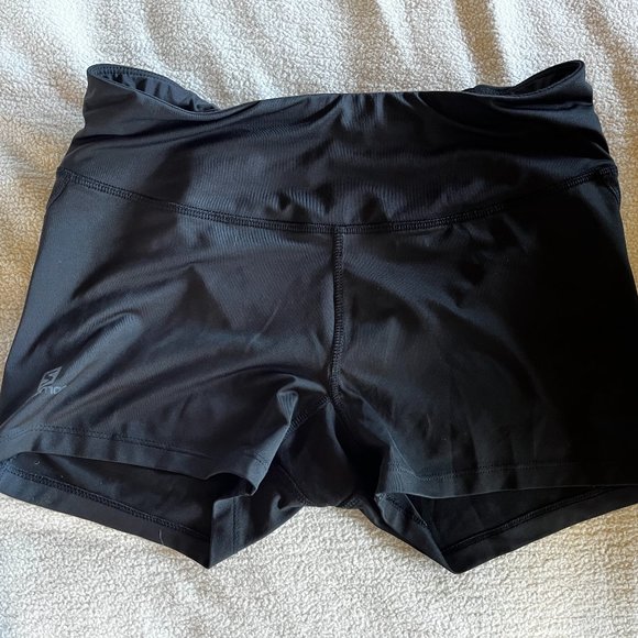パンツ Salomon Chronowave short leggings WLC2801800 S251002RLS31_BL LC2190900_0_GHO_senseaeroshort